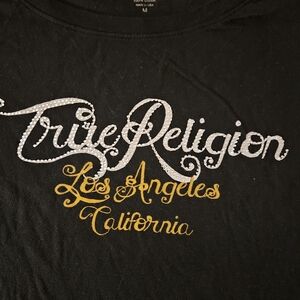 True religion t shirt with rhinestone